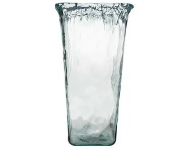 Recycled Authentic Glass Vase - Clear