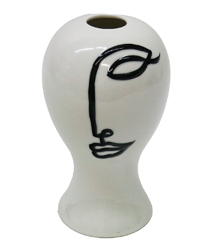 Ceramic Abstract Eye Vase