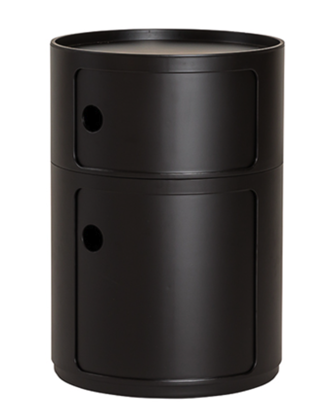 Barrel Side Table - Black