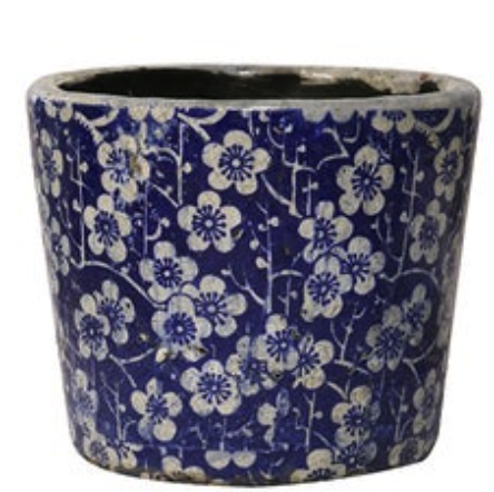 Blue & White Planter - 4