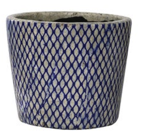 Blue & White Planter - 3