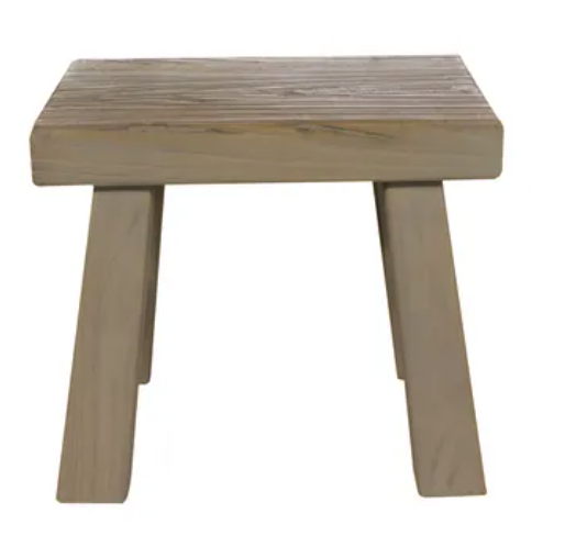 Coastal Aged Elm Baby Stool