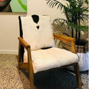 Cowhide chair