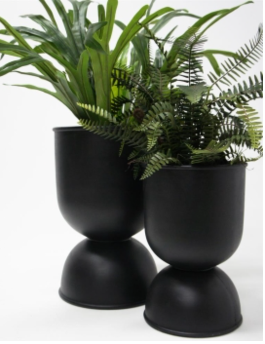 Black Plinth Planter