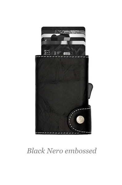 Embossed Wallet Black