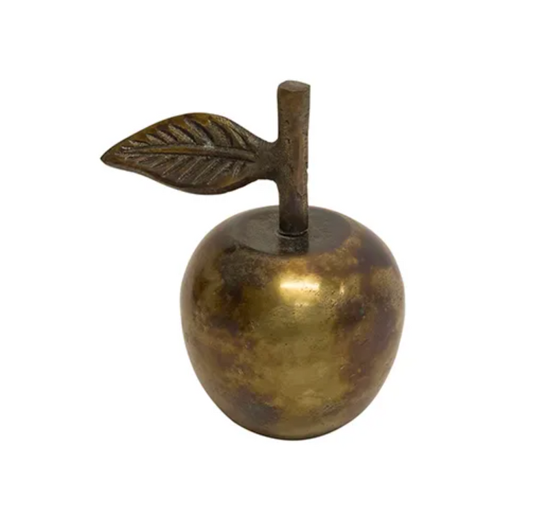 Vintage Brass Apple