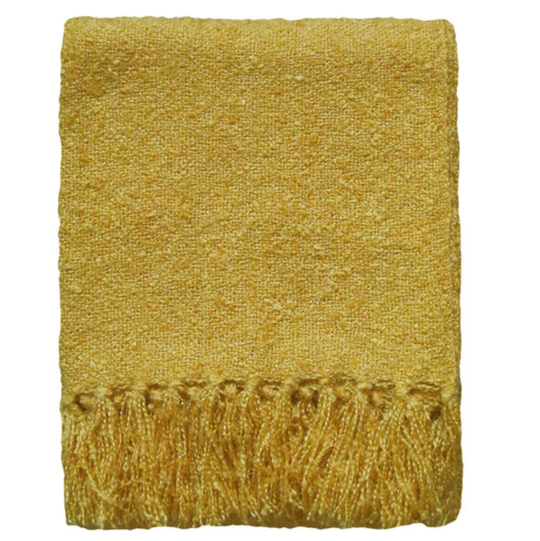 Boucle Throw - Golden Yellow - 130x150