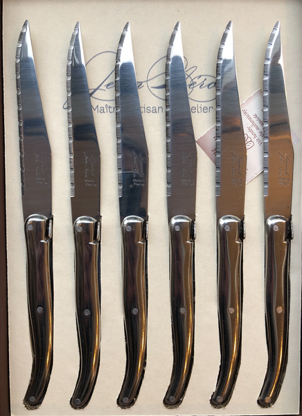 Laguiole Steak Knives - Stainless Steel - Set of 6