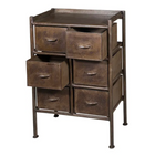 Carlson Storage 6 Drawer - Antique Iron