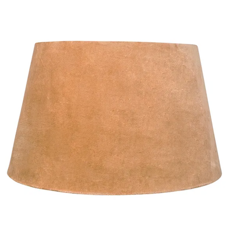 Velvet Drum Shade - Gold