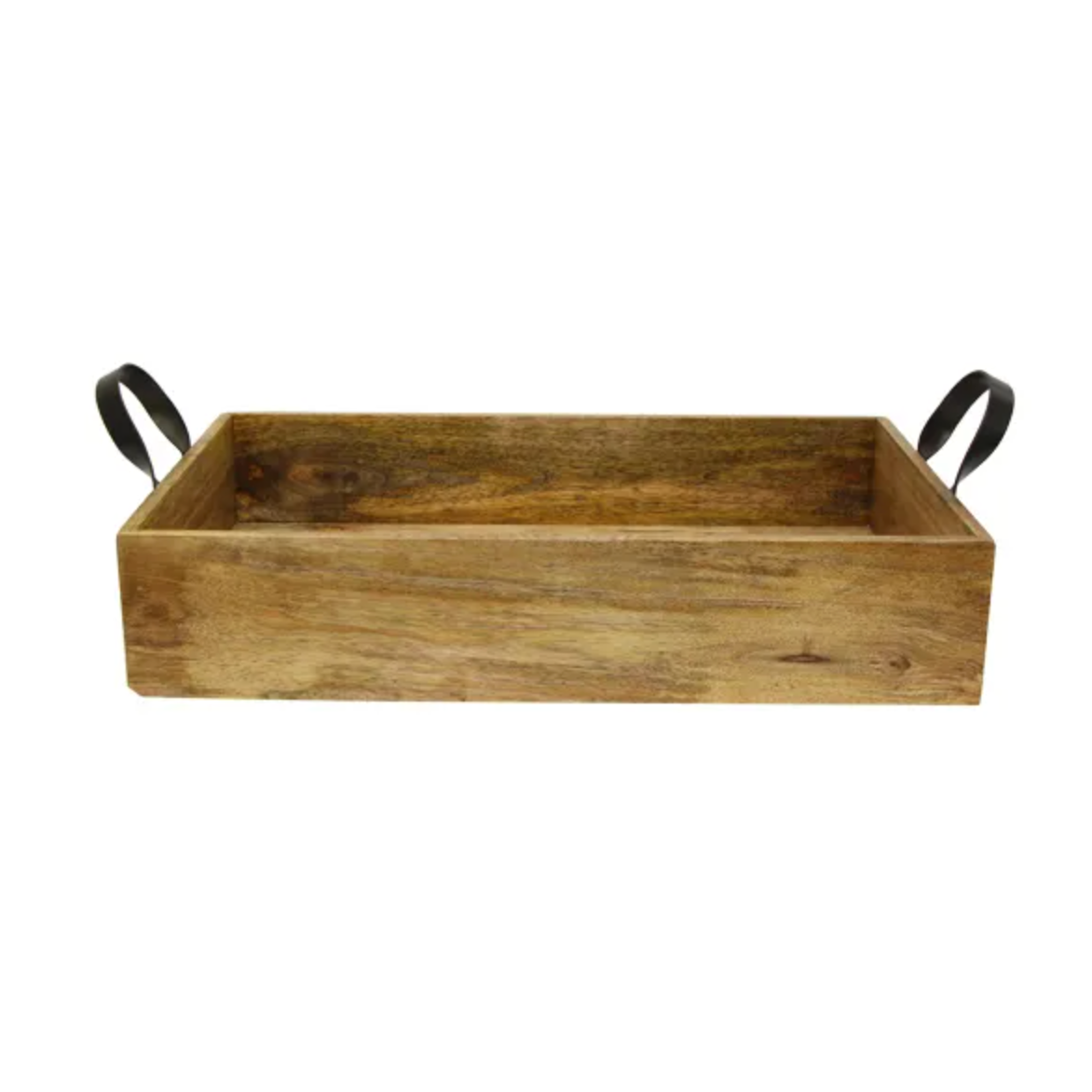 Ploughmans Tray w/ Iron Handles - Natural