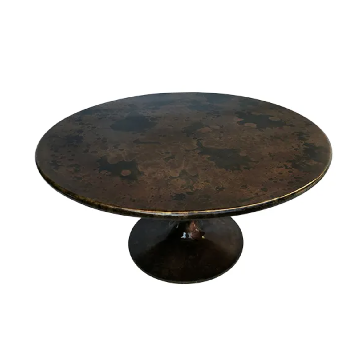 Pedestal Coffee Table - Copper