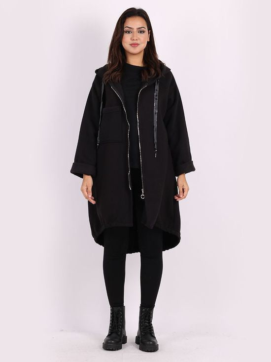 Sofia Long Jacket - Black