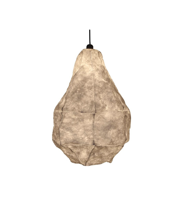 Teardrop Parchment Hanging Light/Large