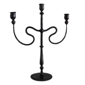 Raine Iron Candleabra 3 cup