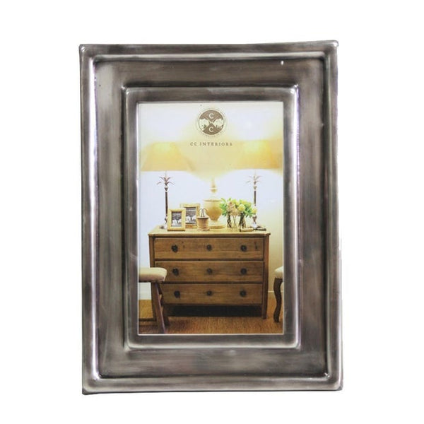 Antique Style Frame - Silver - 4x6