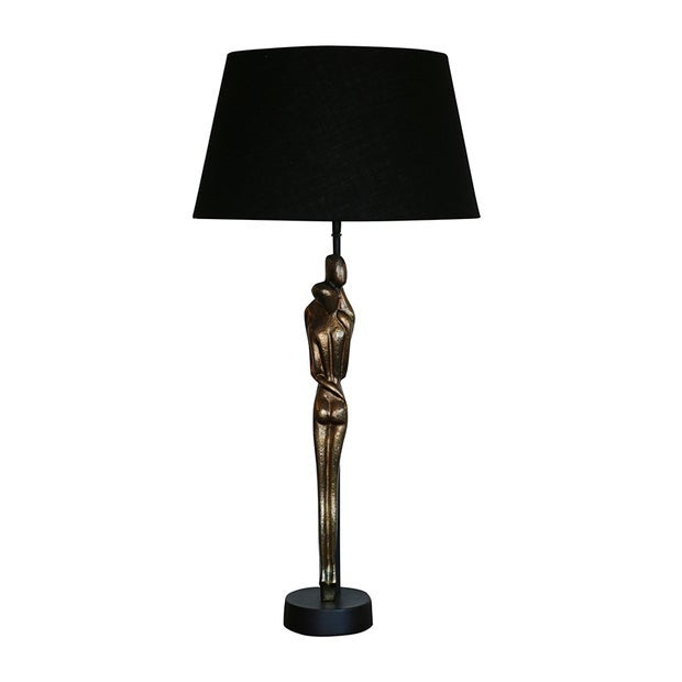 Amore Lamp Base - Antique Brass Finish