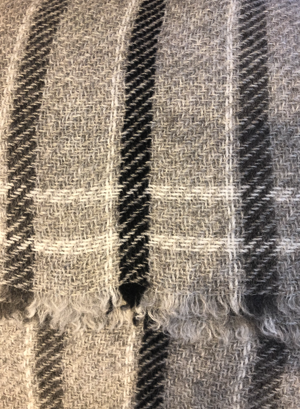 Brushed Wool Throw - Carnival