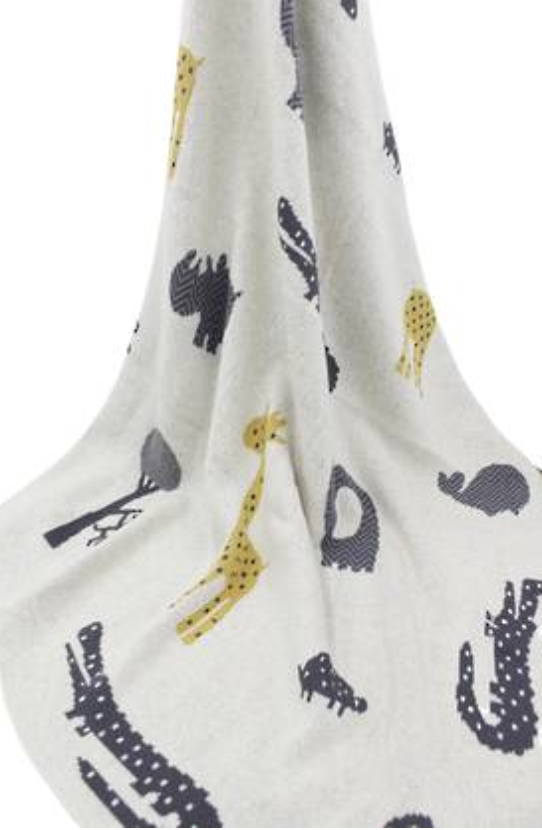 Safari Cotton Baby Blanket