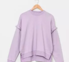 Lexi Ruffle Sweater Lilac 14