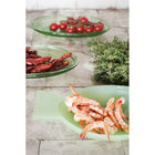 Small Oval Dish - Transparent Green