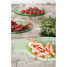 Small Oval Dish - Transparent Green