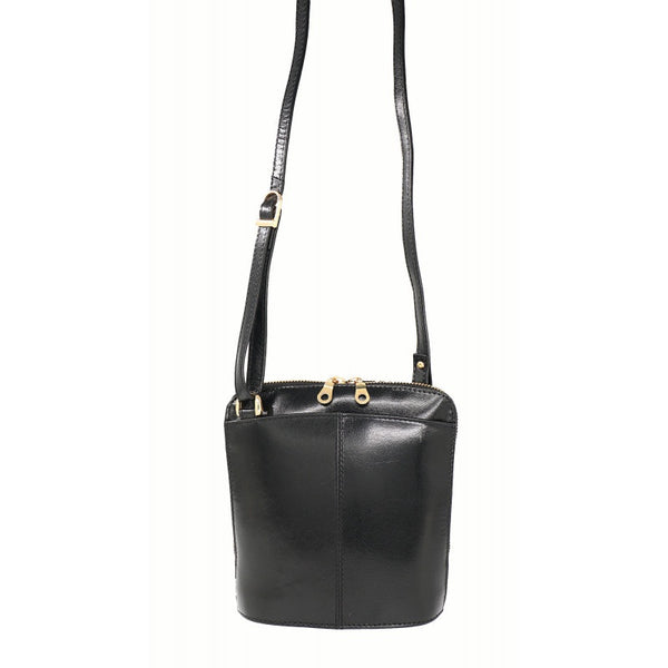 Paris Ultra - Italian Leather Handbag - Petite - Black